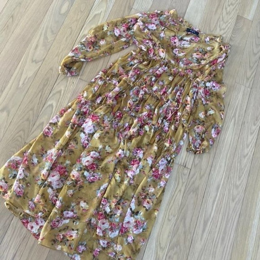 Anthropologie o.p.t One Pretty Time Wick Floral Maxi Dress - Picture 2 of 5